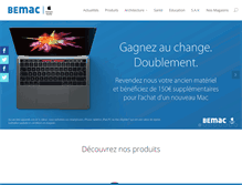 Tablet Screenshot of bemac.fr