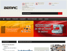 Tablet Screenshot of bemac.com.br
